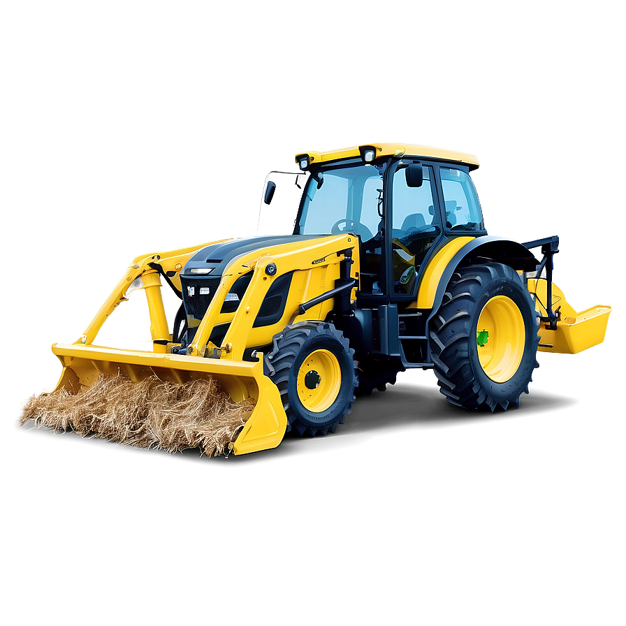 Farming Backhoe Tractor Png Hgy PNG