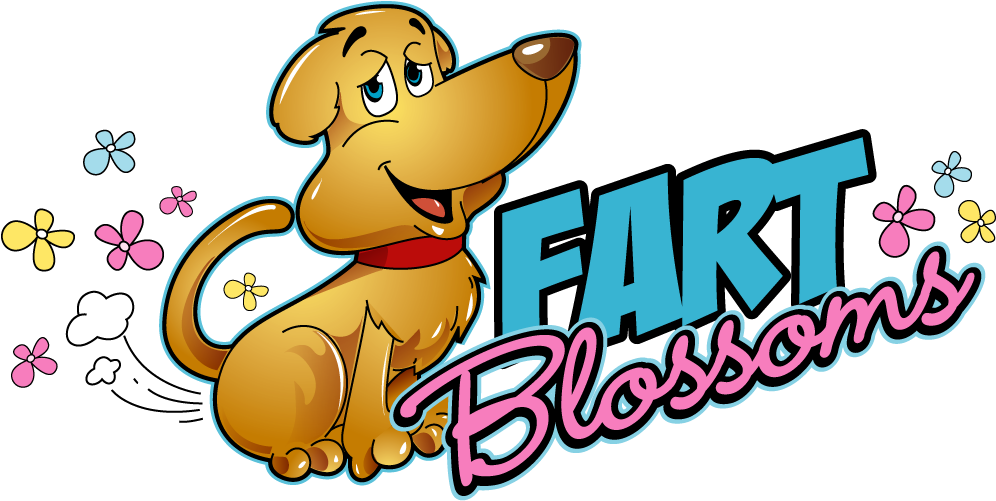 Fart Blossoms Cartoon Dog PNG
