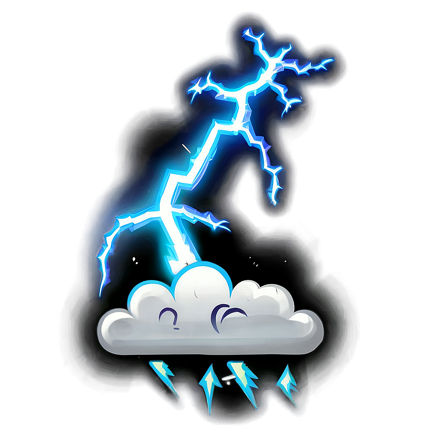 Fart Cloud With Lightning Png Xuy41 PNG