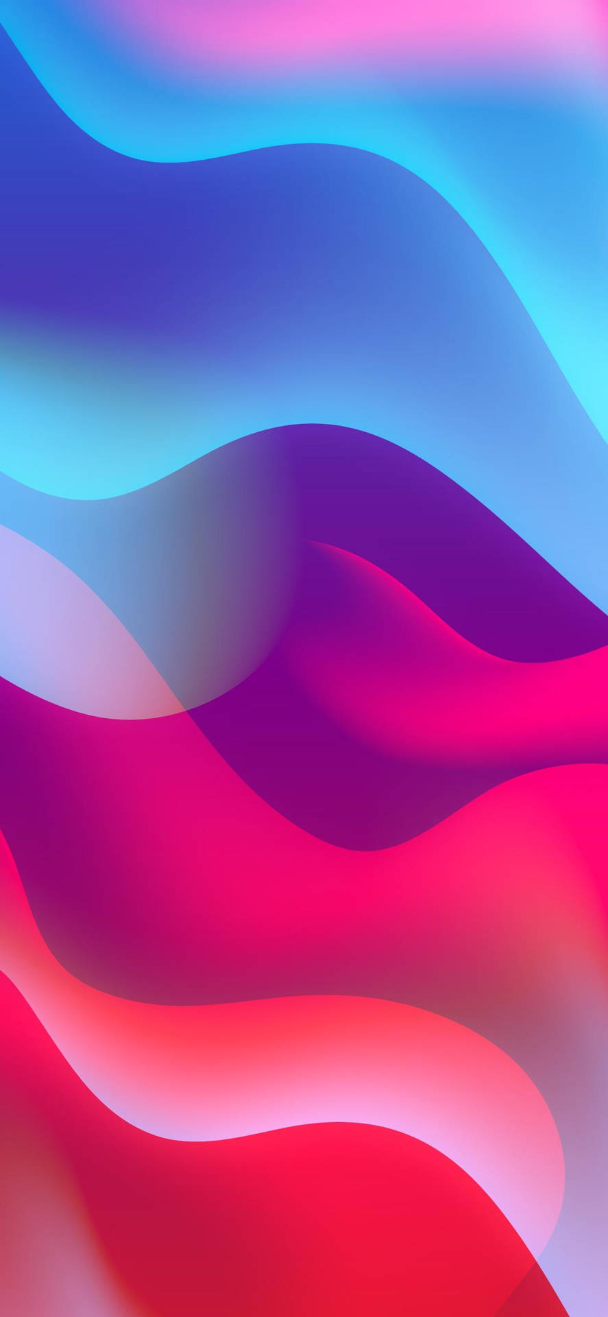 Farve Iphone Farverige Bølger Wallpaper