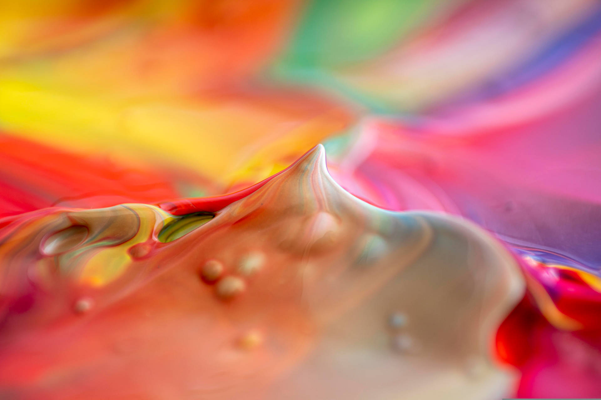 Farverige Paint Blanding Screensavers Wallpaper