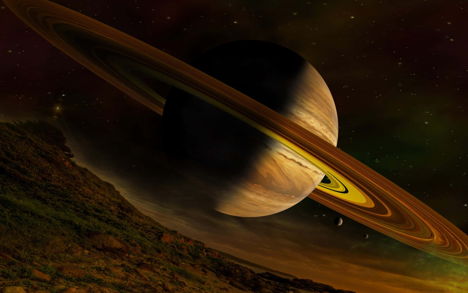 Fascinantevista De Saturno