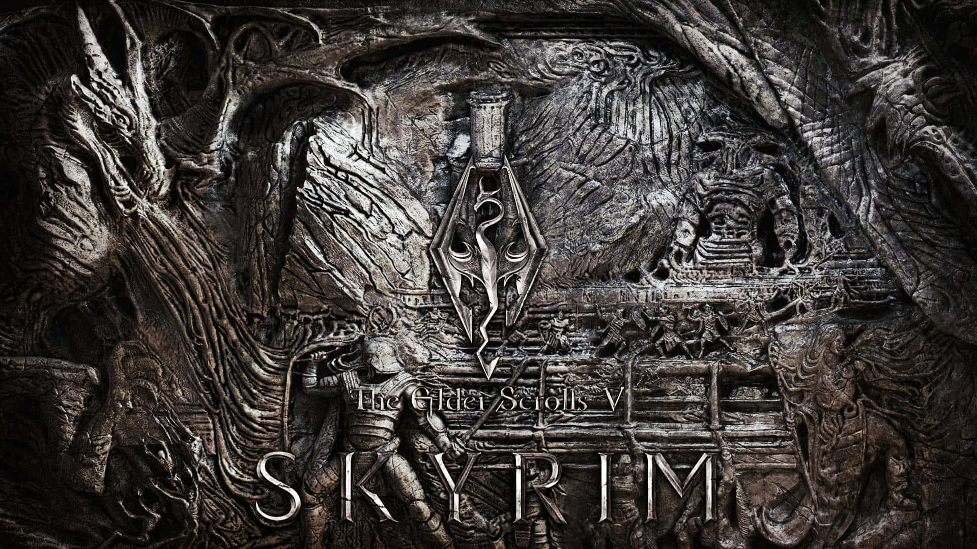 Fascinantevista Panorámica Del Paisaje De The Elder Scrolls V: Skyrim