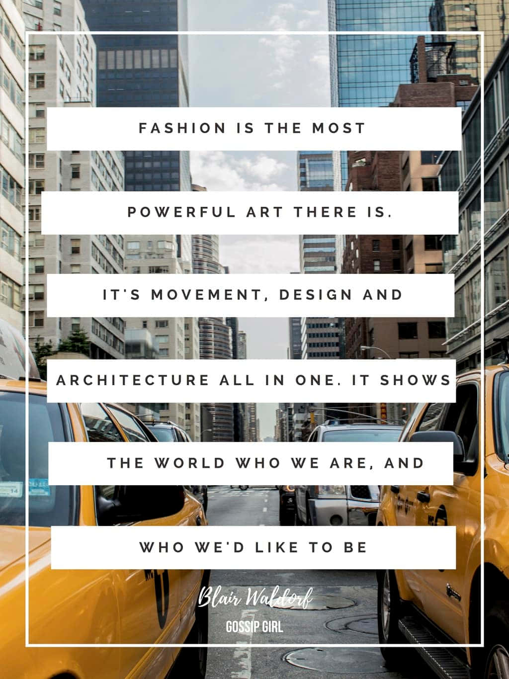 Fashion Art Quote Urban Backdrop Wallpaper
