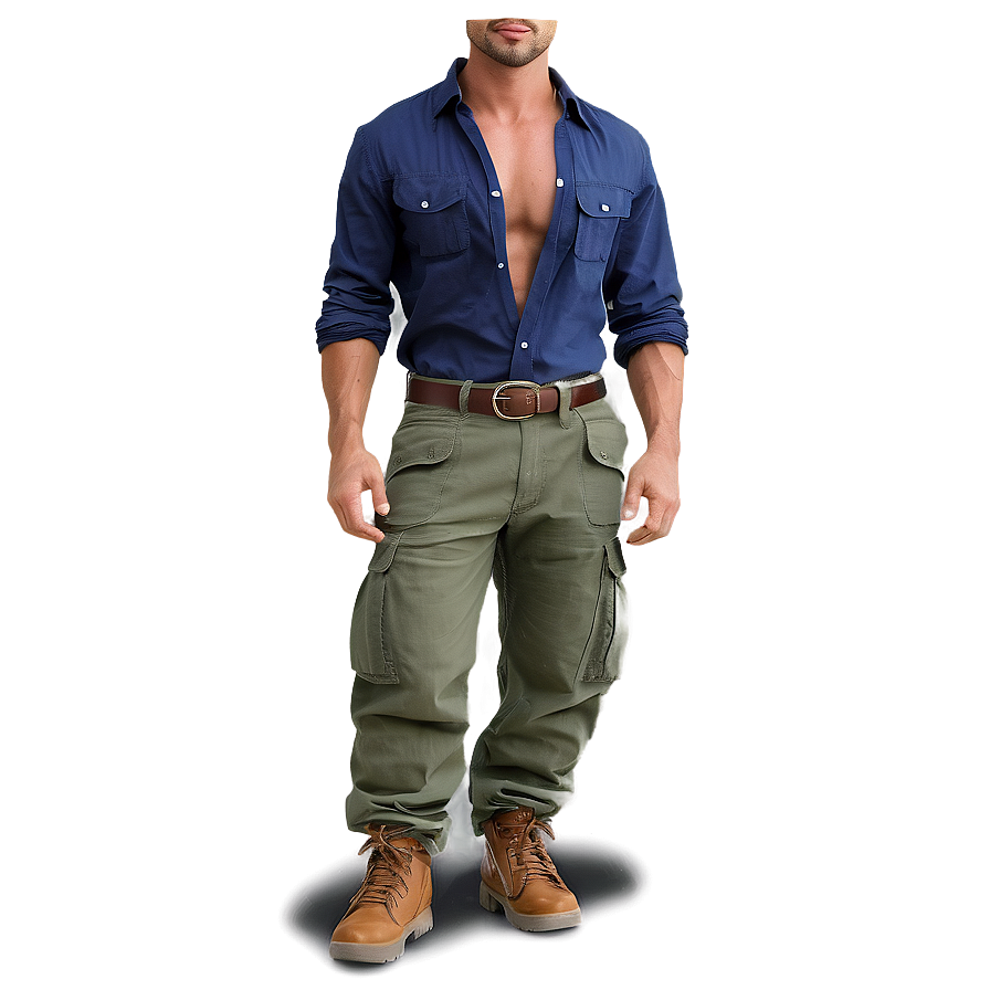 Fashion Cargo Pants Png 06132024 PNG