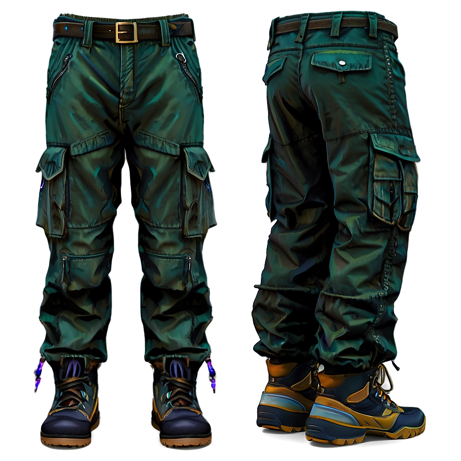 Fashion Cargo Pants Png 4 PNG