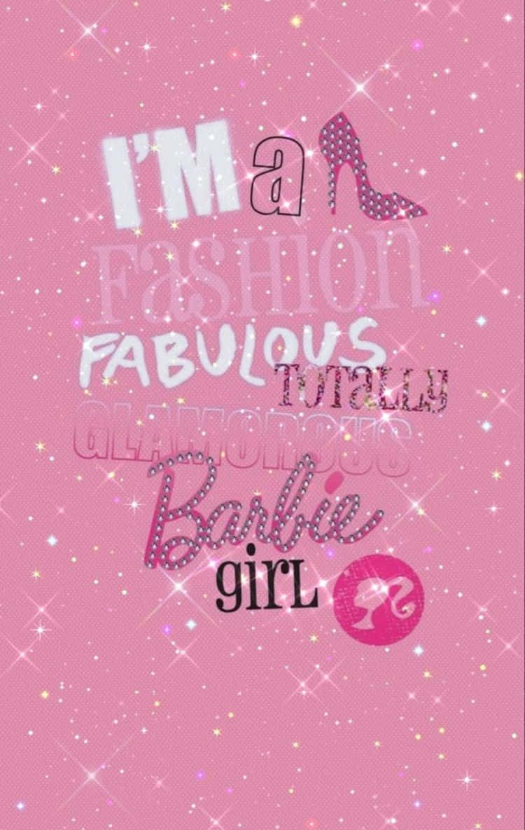 Fashion Fabulous Glitter Barbie Girl Aesthetic Wallpaper