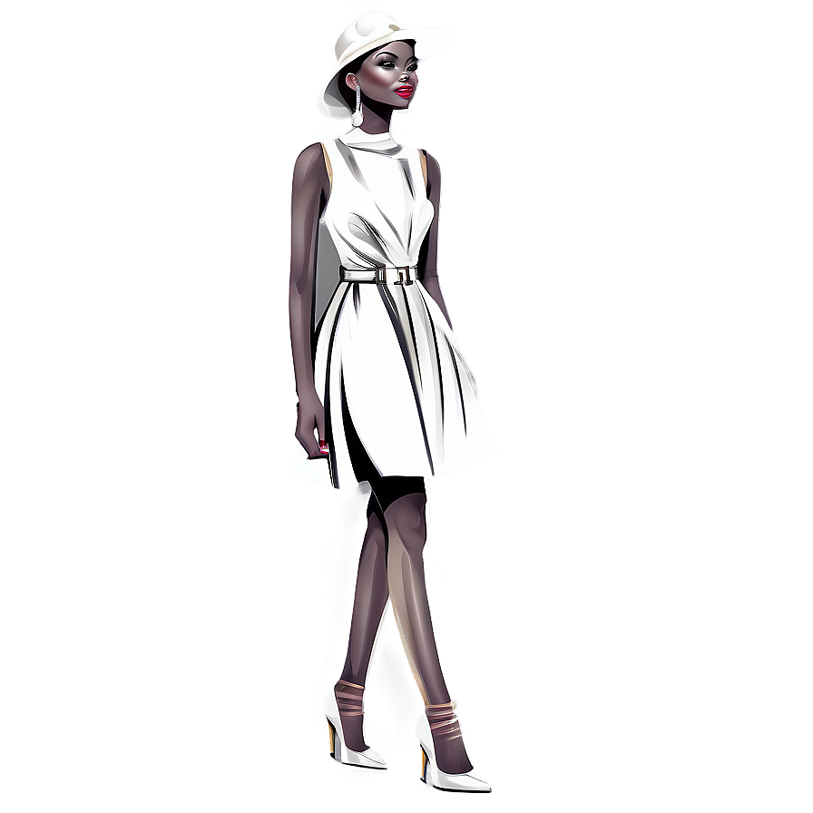 Download Fashion Illustration Art Png Hef | Wallpapers.com