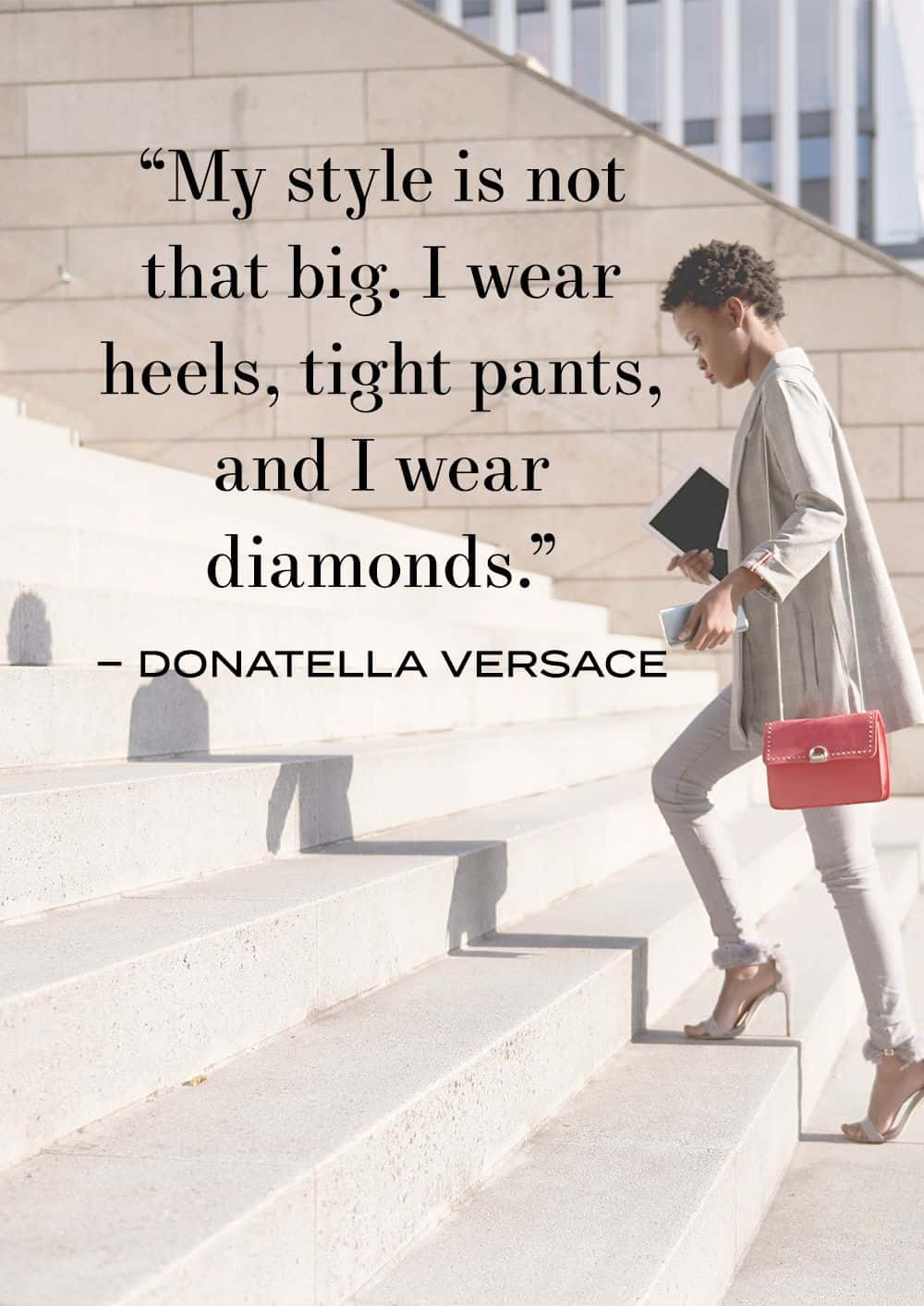 Fashion Quote Donatella Versace Wallpaper