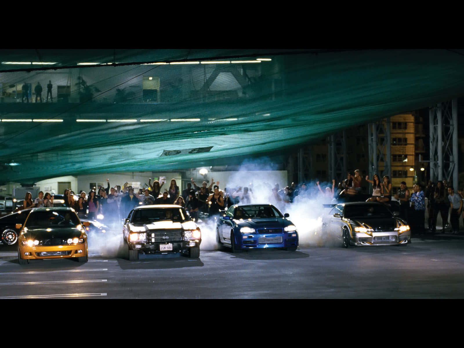 Komog Se Fast And Furious 1 - Den Hurtigste Film I Sin Tid. Wallpaper