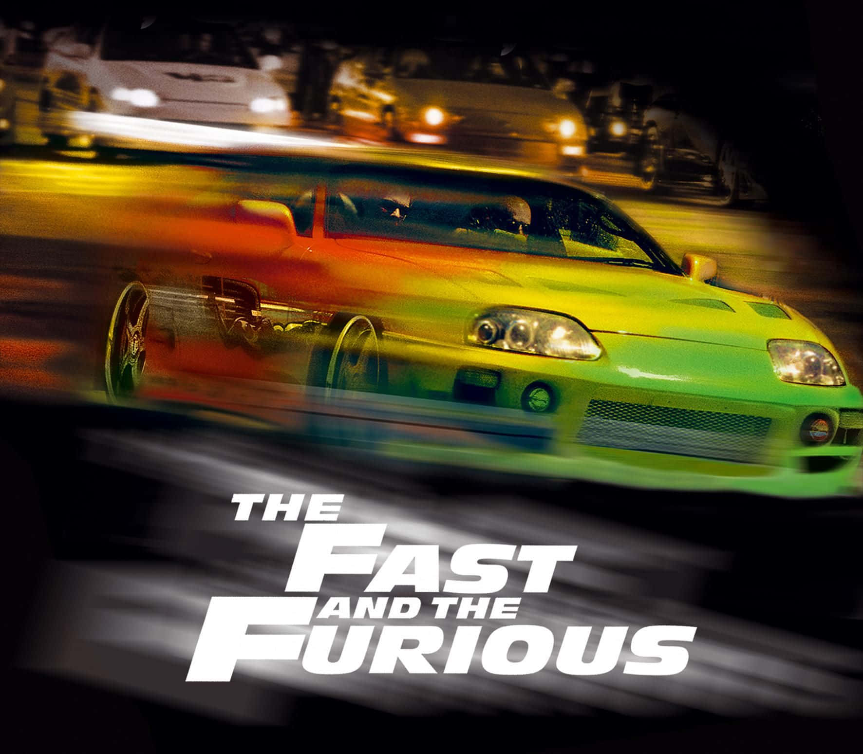 Fastand Furious 1 Con Una Macchina In Zoom Sfondo