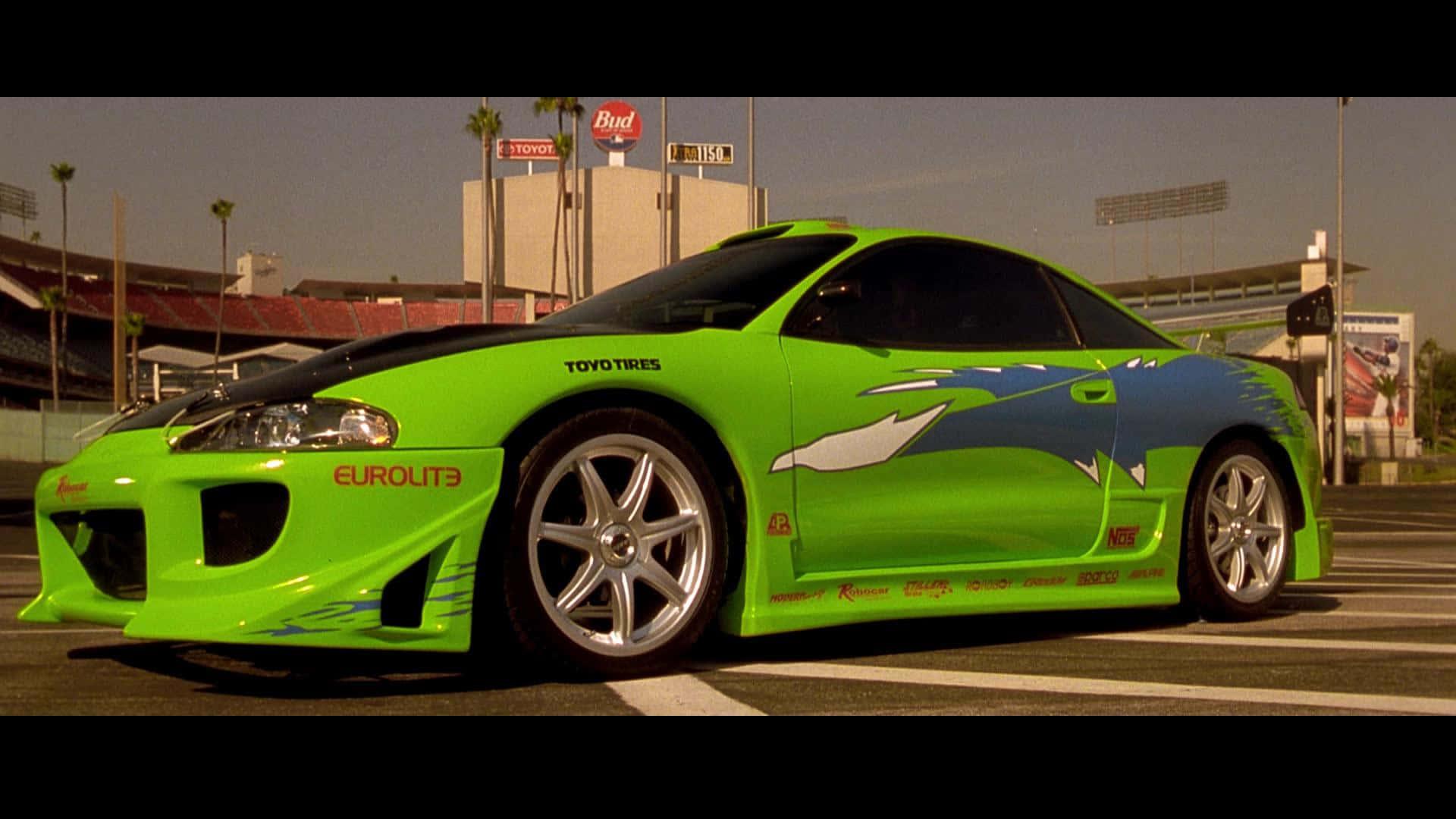 Get ready to be a part of an exhilarating ride with "Fast and Furious 1" Wallpaper