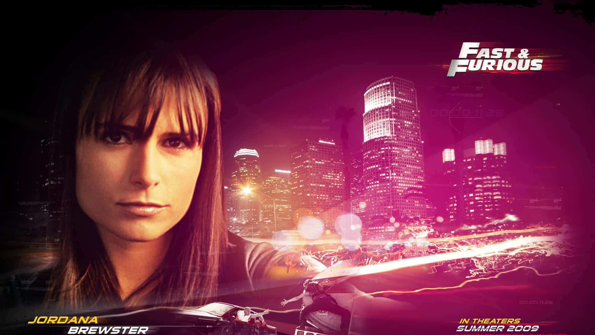 Fast And Furious 1 With Jordana Brewster Wallpaper