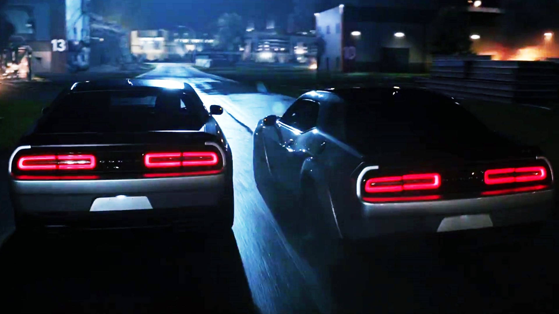 Dodge Charger Vs. Challenger - Trailer Wallpaper