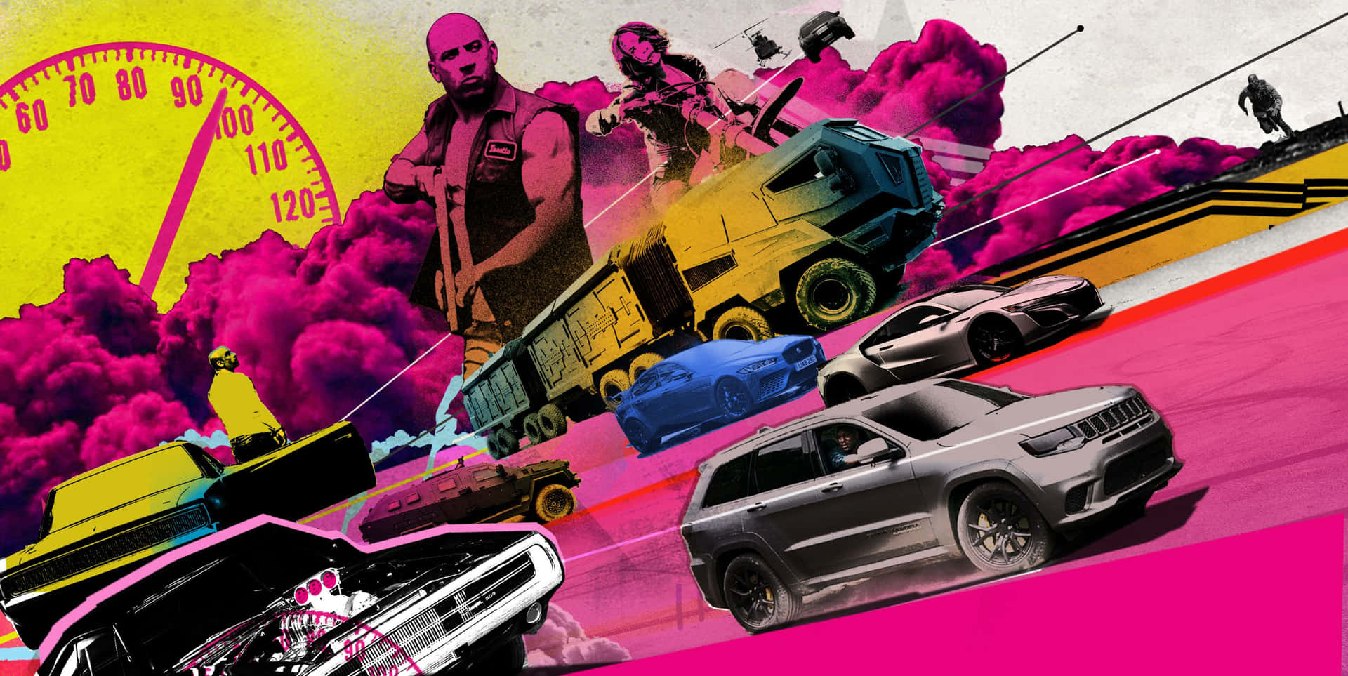 Den seneste udgivelse af Fast and Furious franchisen er næsten her! Wallpaper