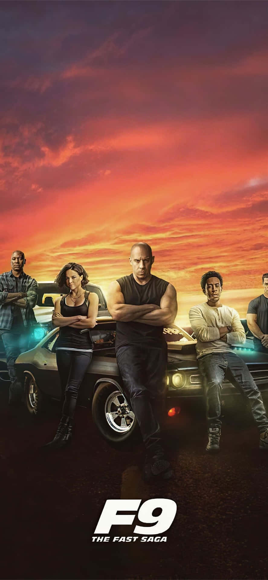 Vin Diesel spiller som Dominic Toretto i Fast og Furious 9. Wallpaper