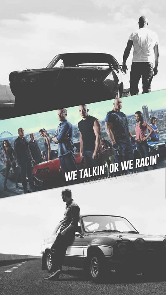 We Talking Or We Race - Fast And Furious 7 Wallpaper