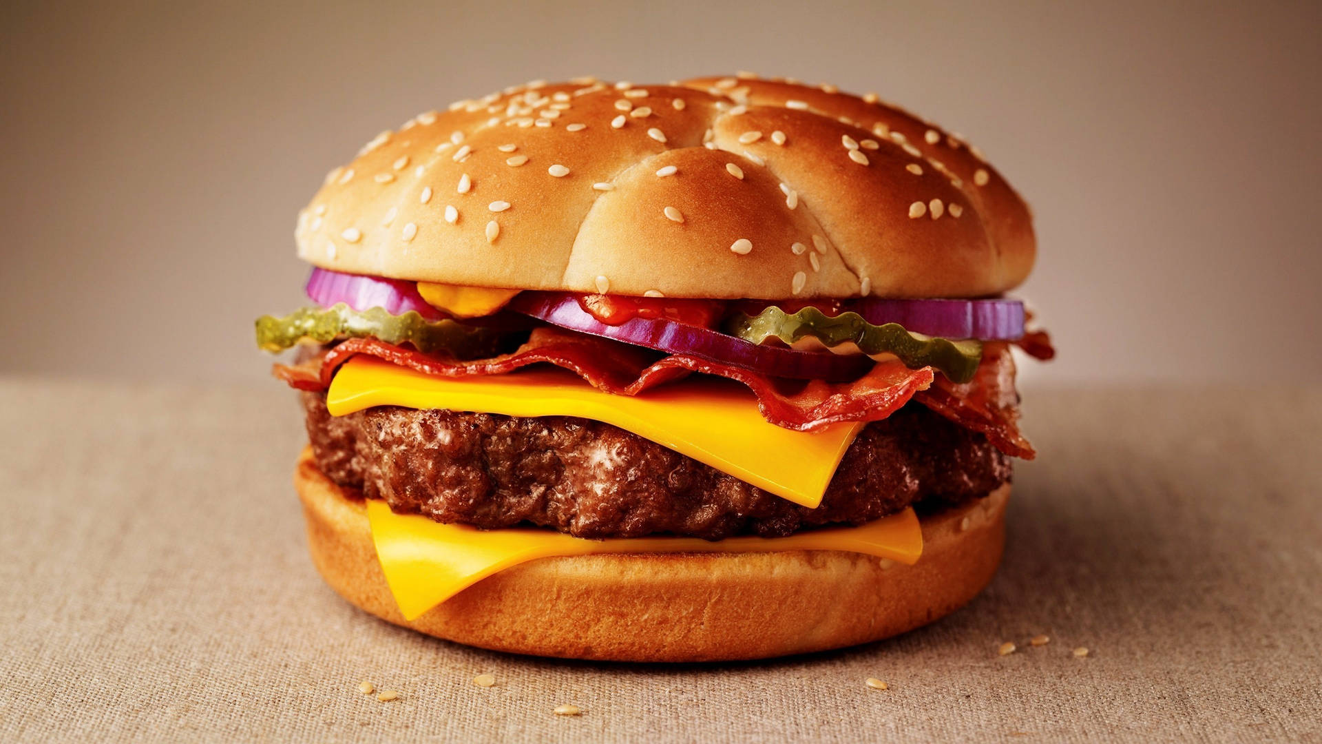 Fast Food Cheeseburger Wallpaper
