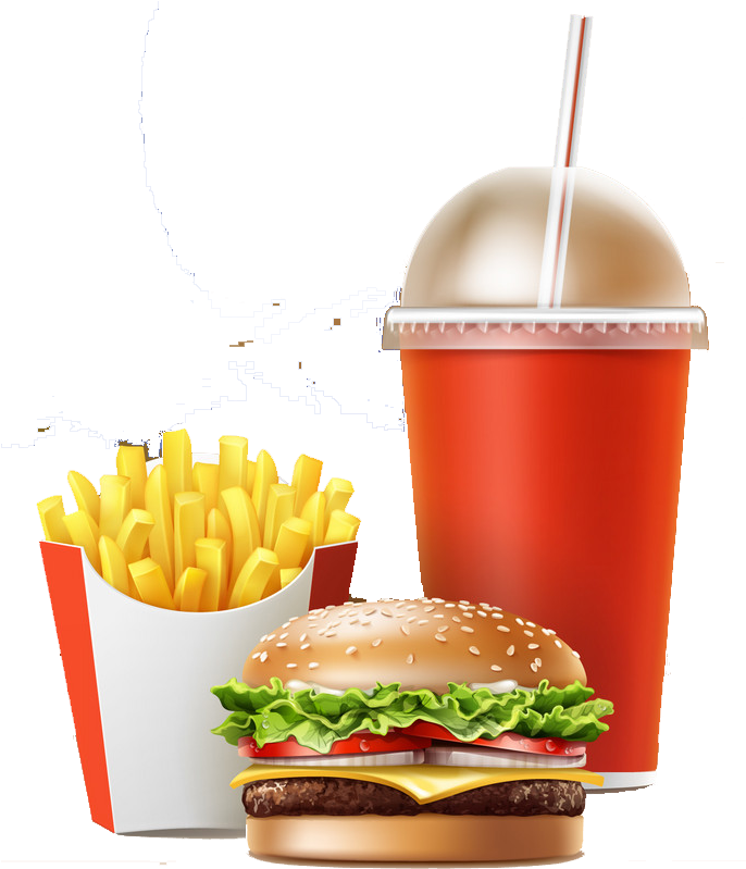 Download Fast Food Combo Meal.png | Wallpapers.com