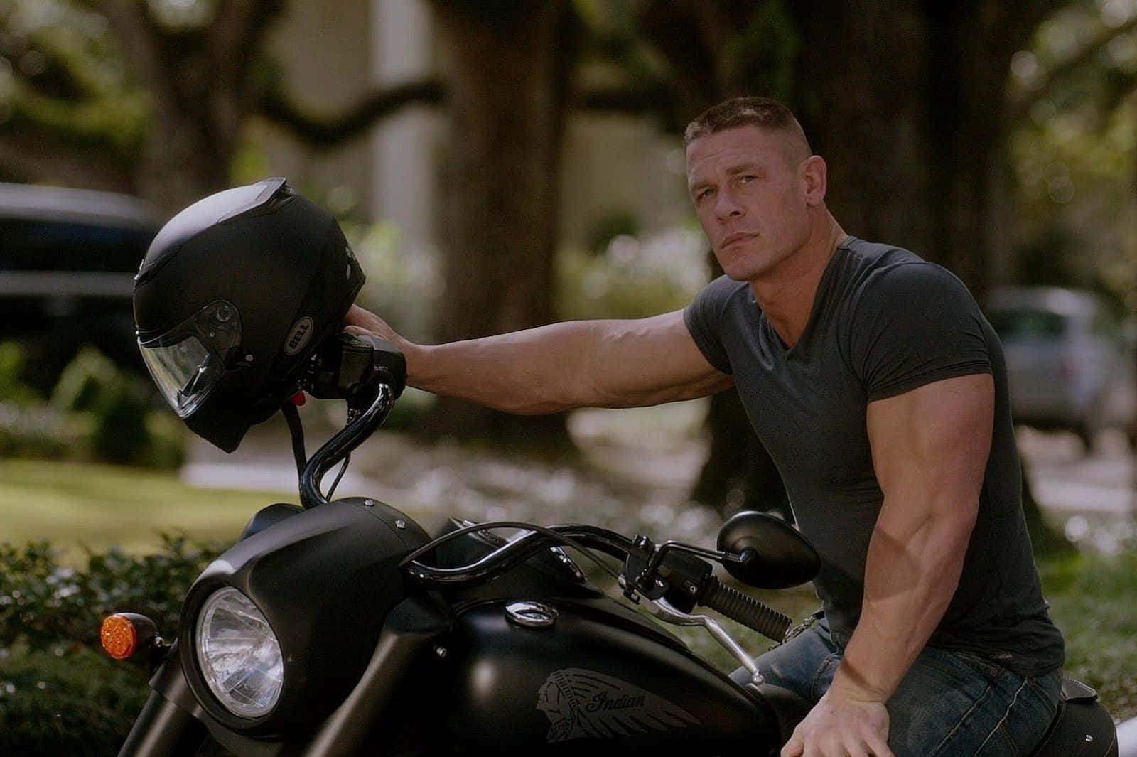Fast Furious 9 John Cena In A Motorcycle Wallpaper