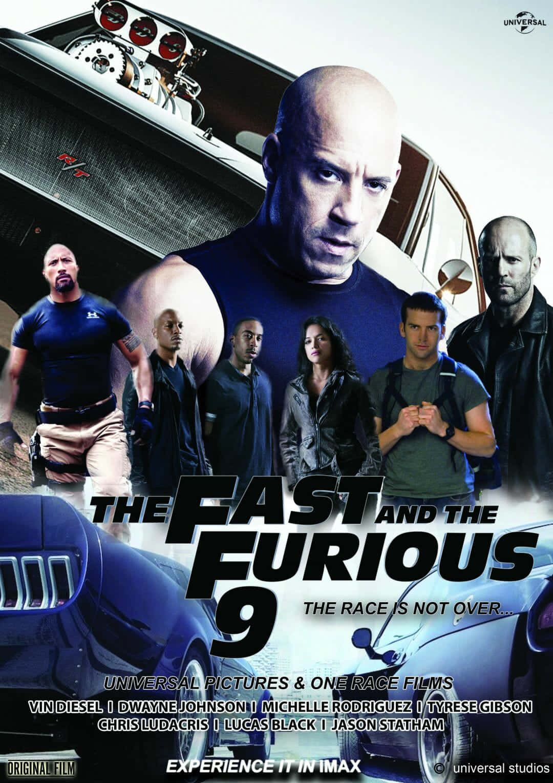 Fast Furious 9 Movie Poster Wallpaper