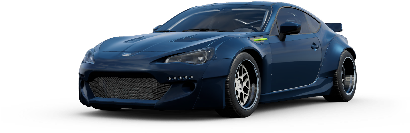 Fast Furious Blue Sports Car PNG
