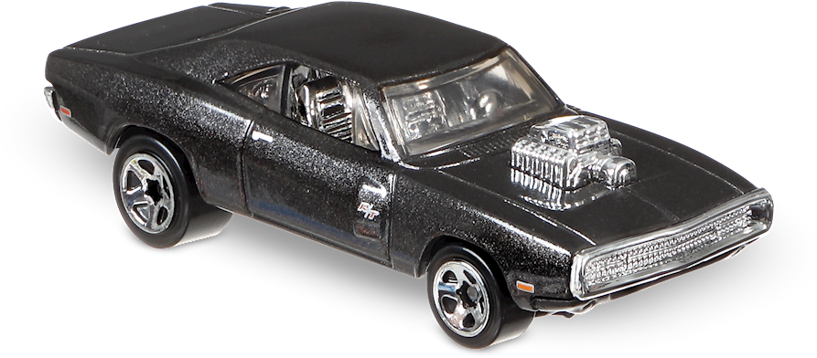 Fast Furious Iconic Black Muscle Car PNG