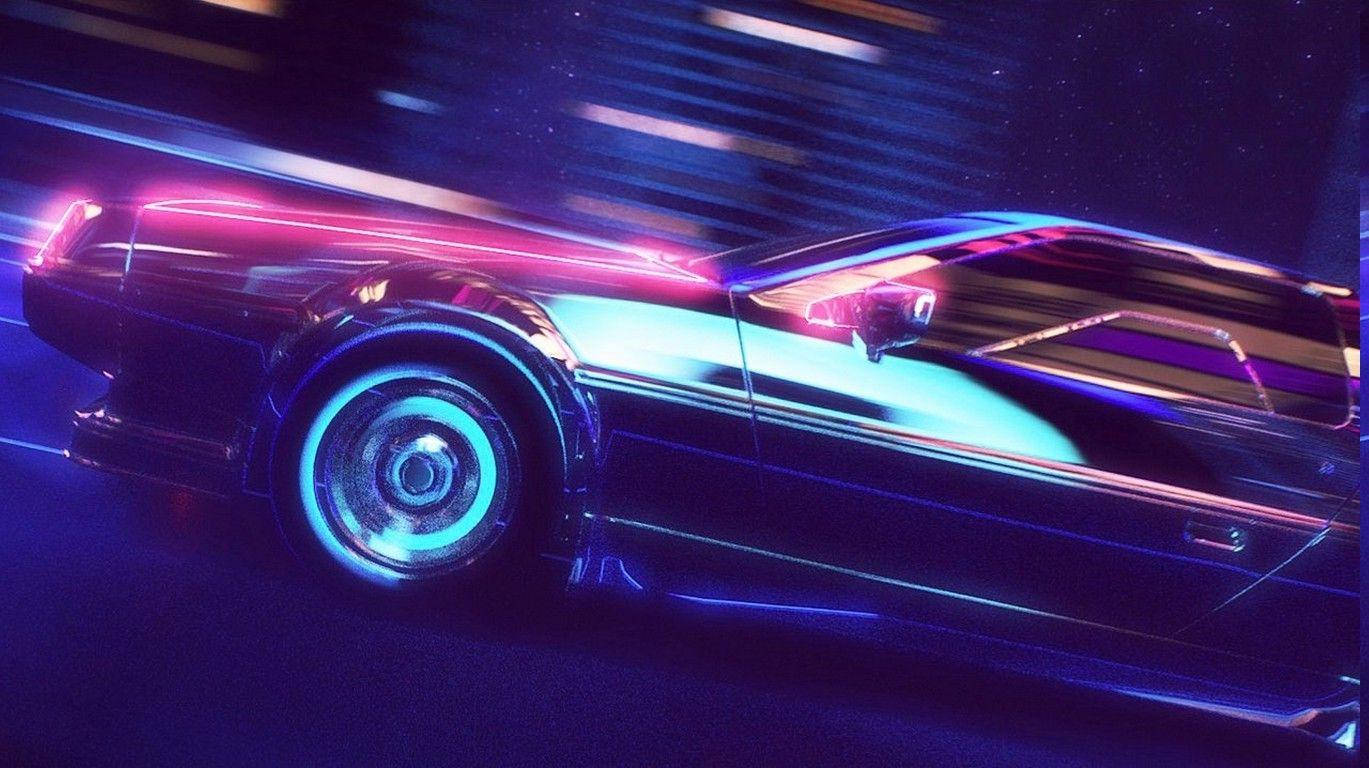 Fast Neon Car Wallpaper