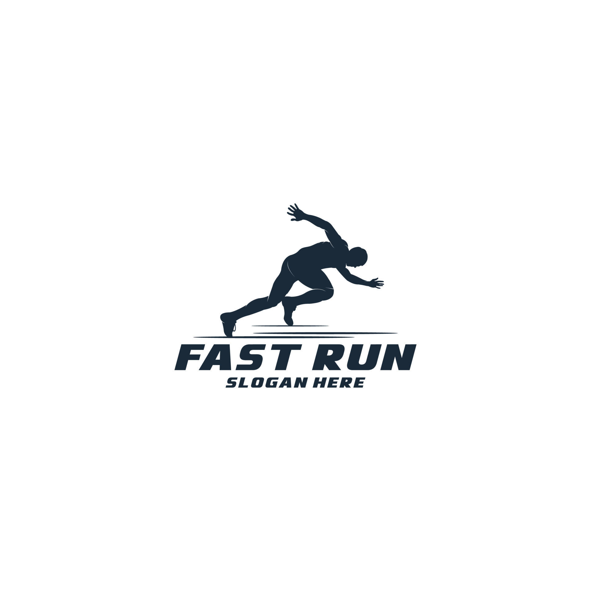 Fast Run Logo Wallpaper