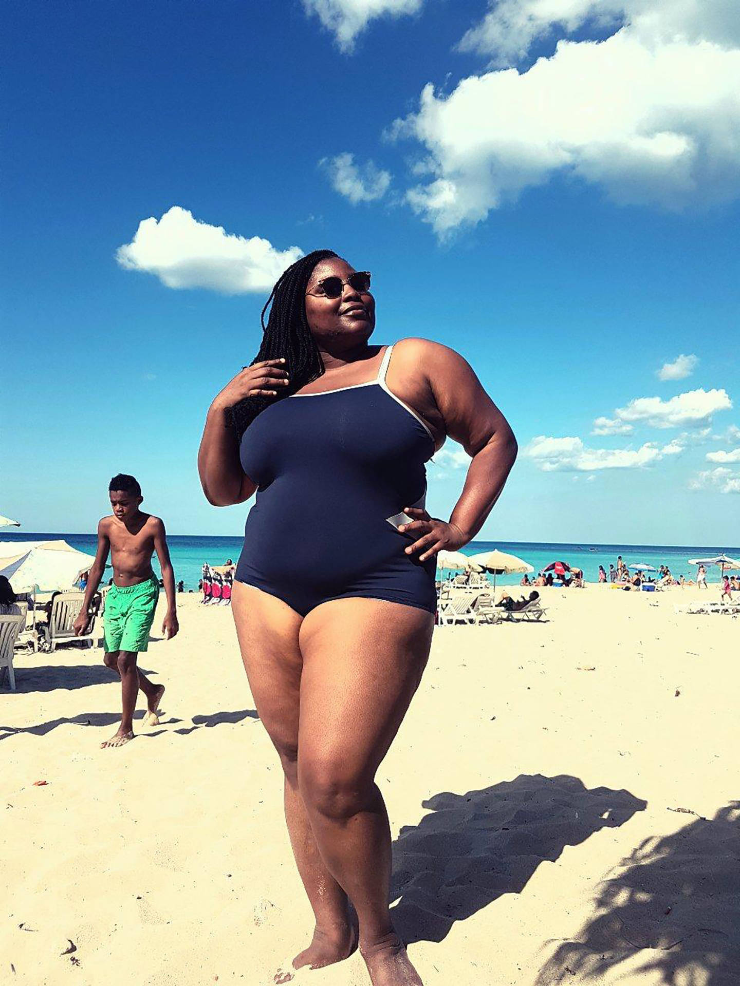 Fat Black Woman In Swimsuit Picture
