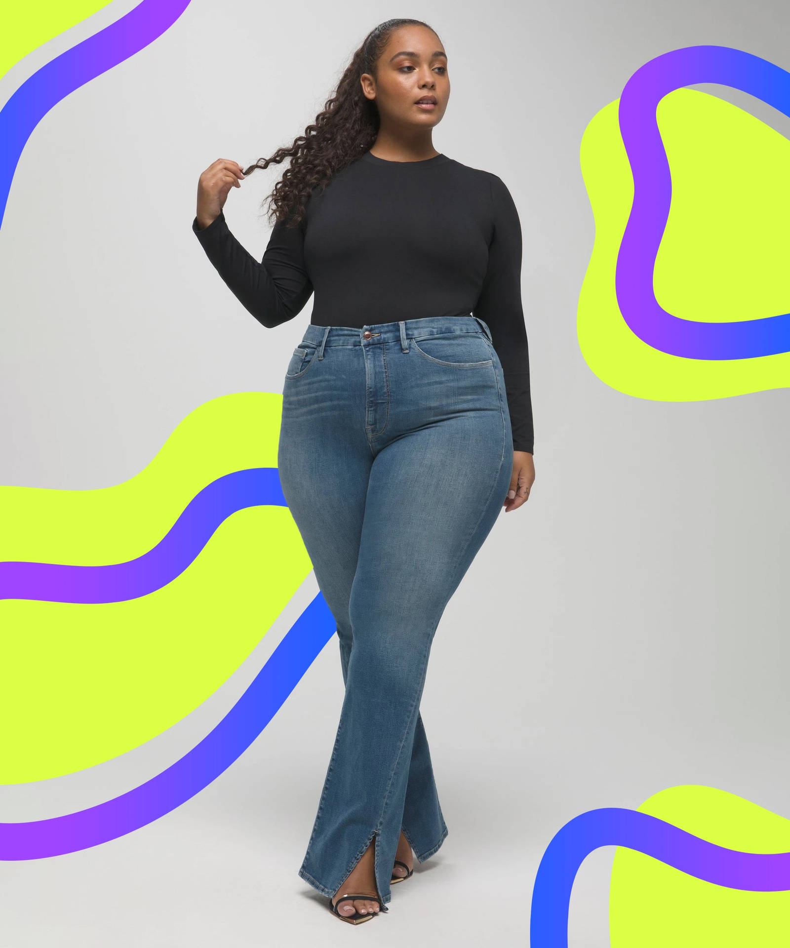 Fat Black Woman Trendy Wallpaper