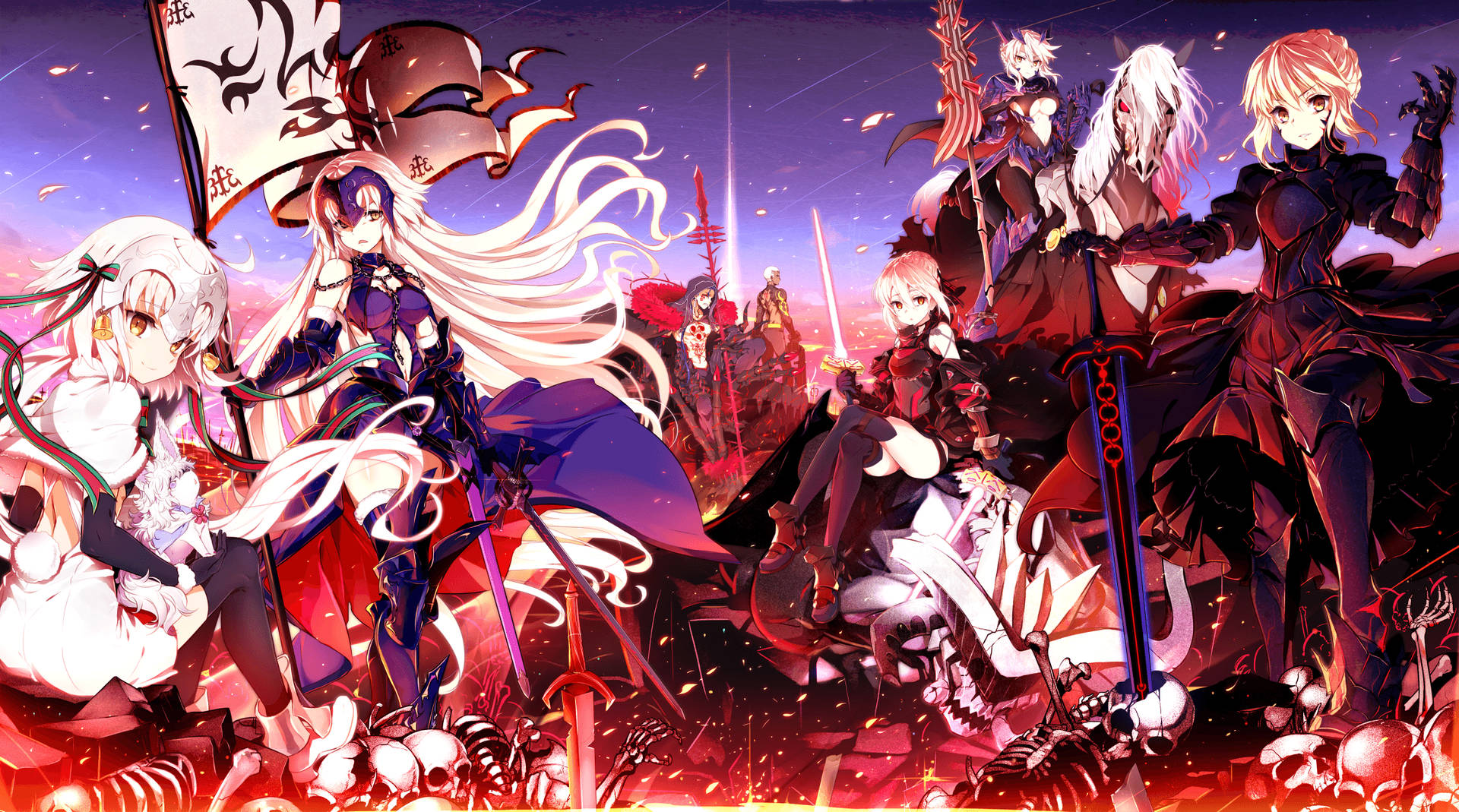 Fate / Grand Order Cast Poster Wallpaper