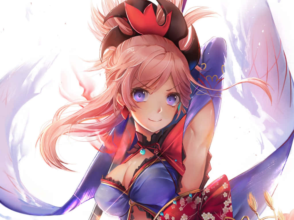 Fate Grand Order's Musashi Miyamoto Ready For Battle Wallpaper