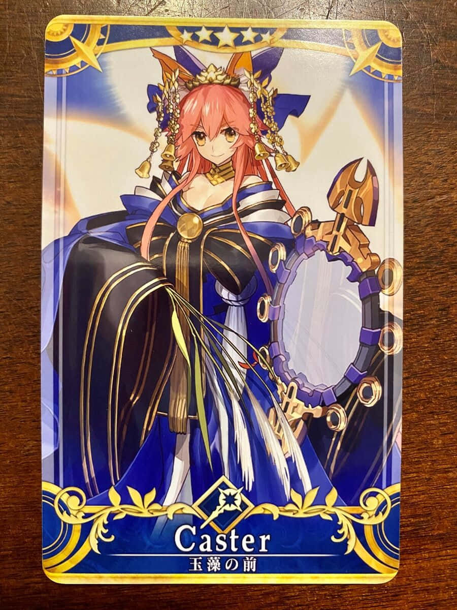 Fate Grand Order Tamamo No Mae Caster Kaart Achtergrond