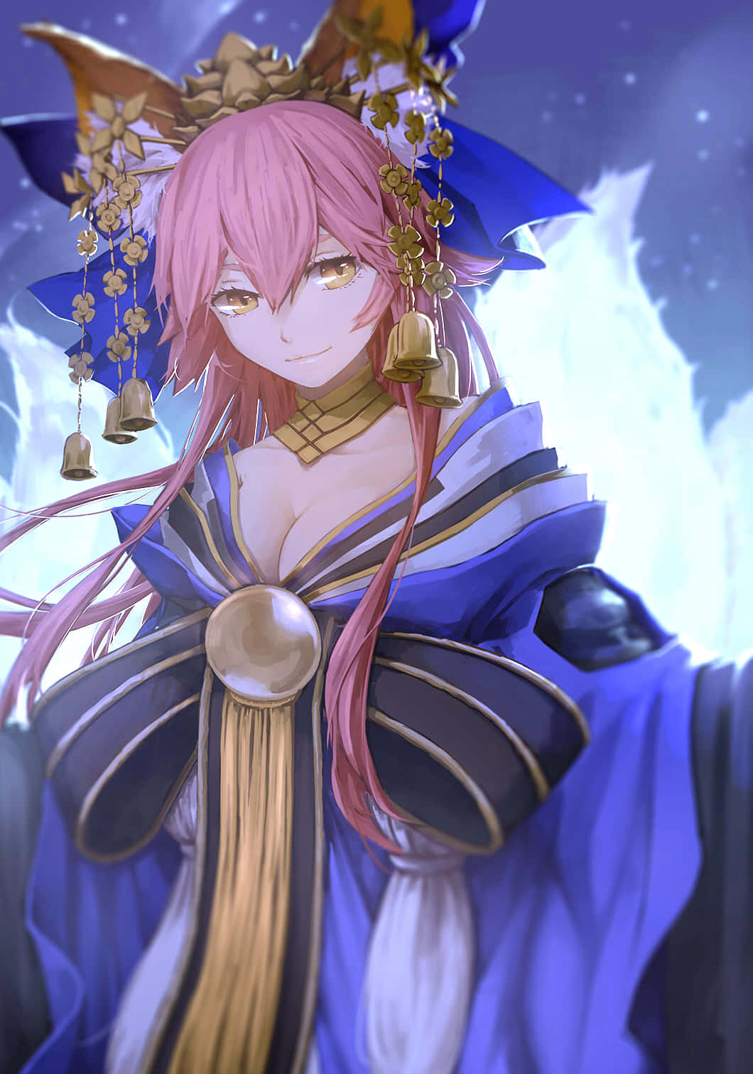 Fate Grand Order Tamamo No Mae Portret Achtergrond