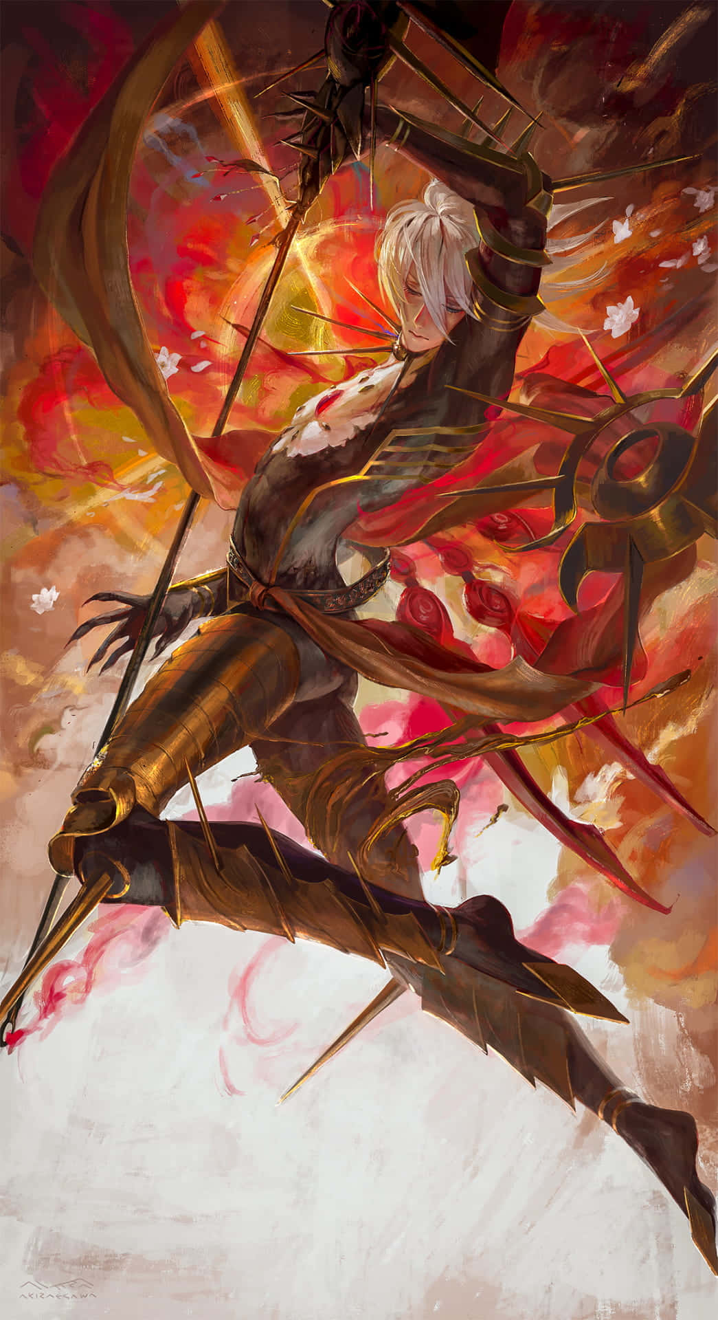 Fate Grand Order - Warrior Karna In Battle Stance Wallpaper