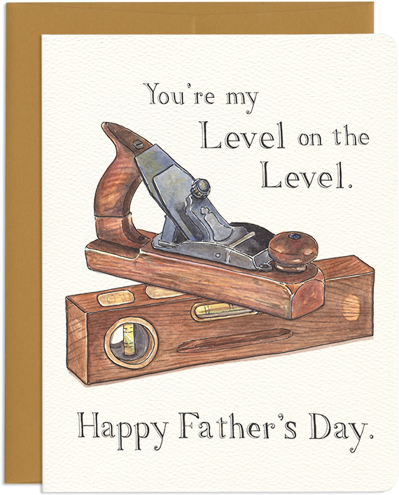 Fathers Day Card Carpentry Tools PNG