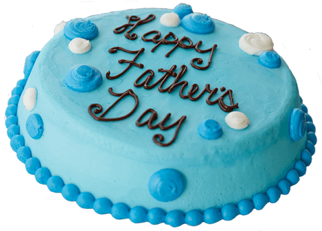 Fathers Day Celebration Cake PNG