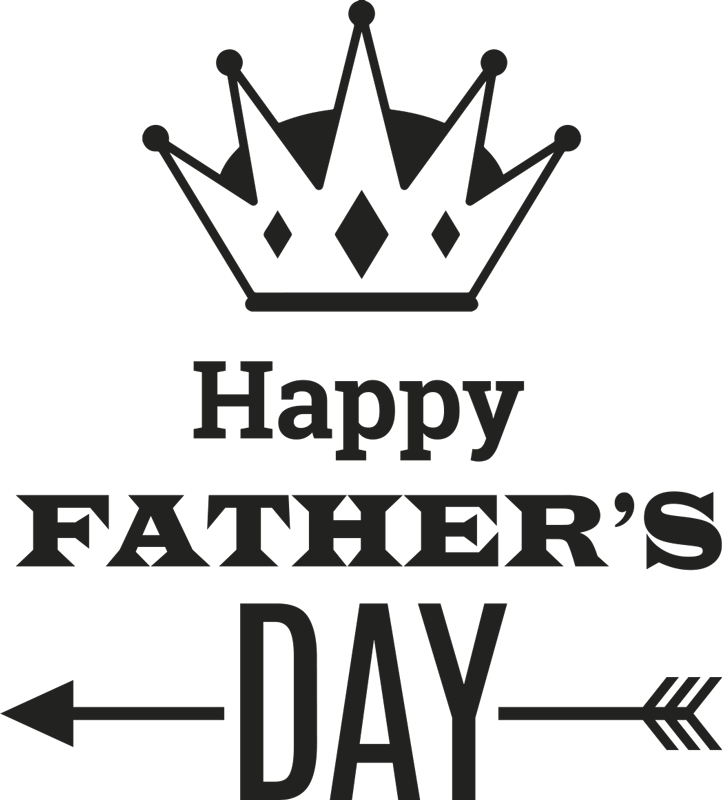 Fathers Day Celebration Crown Arrow PNG