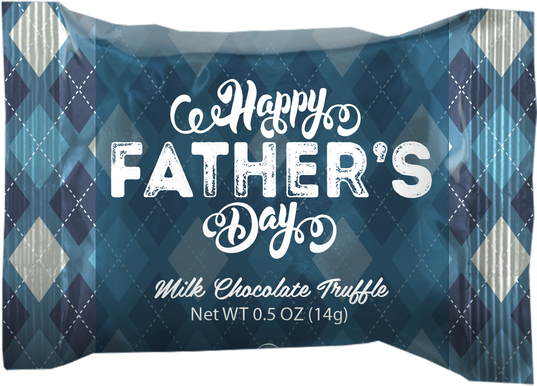 Fathers Day Chocolate Truffle Packaging PNG