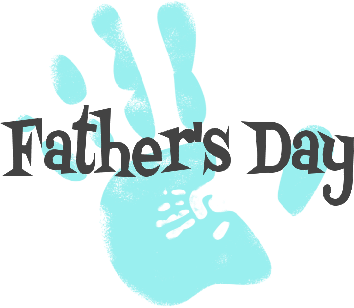 Fathers Day Handprint Art PNG