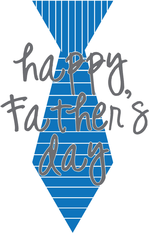 Fathers Day Necktie Celebration PNG