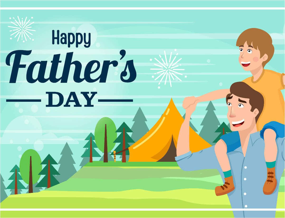 Fathers Day Cartoon Craft Picture