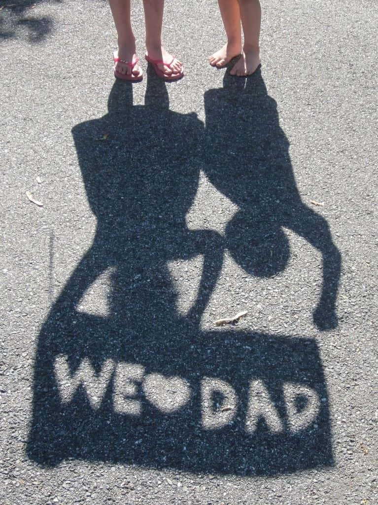 Fathers Day Shadow Art Picture