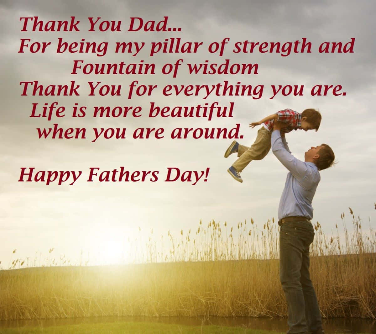 Awesome Message For Fathers Day Picture