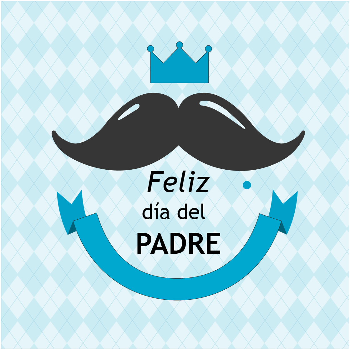 Fathers Day Spanish Celebration Graphic PNG