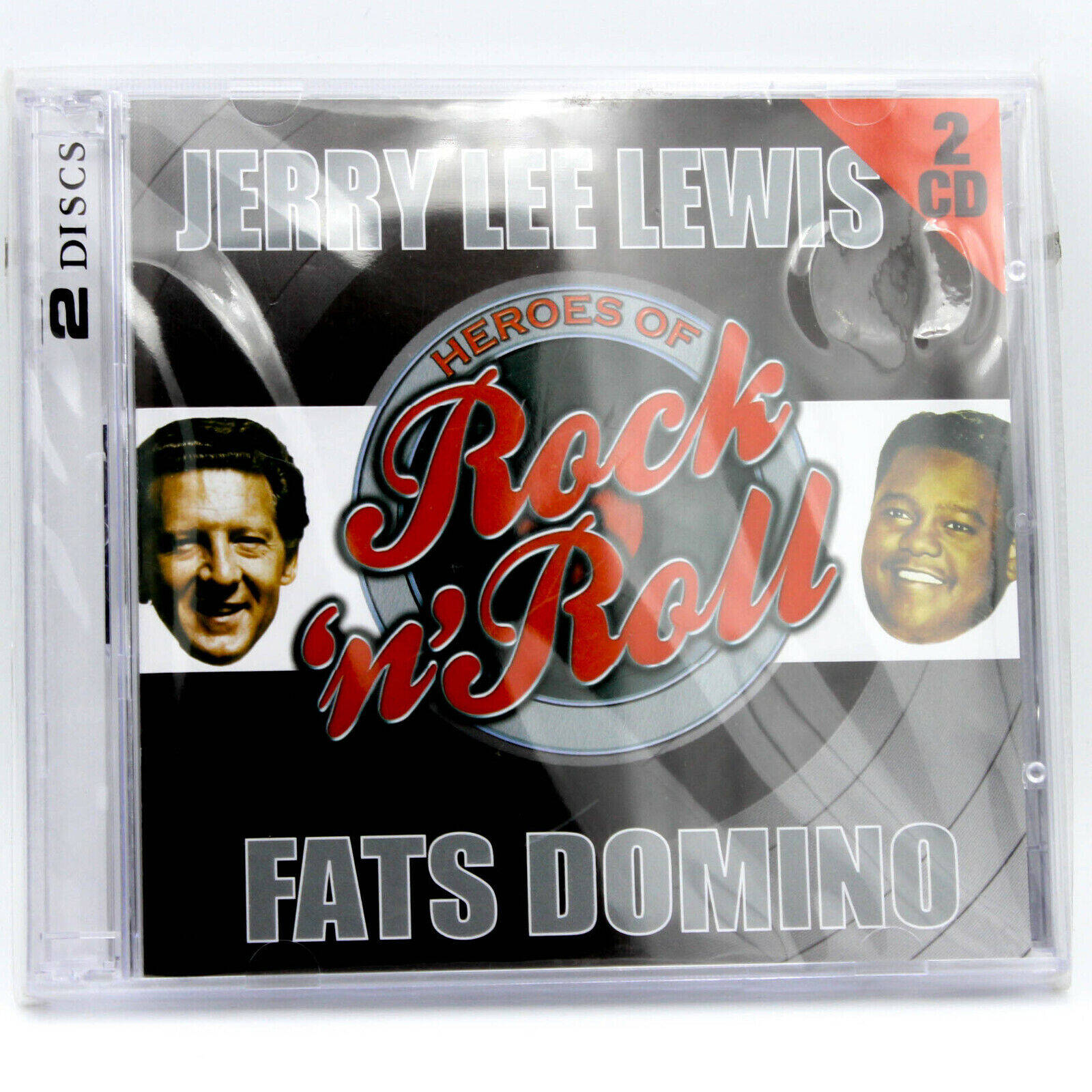 Fats Domino Jerry Lee Lewis CD-cover Tapet Wallpaper