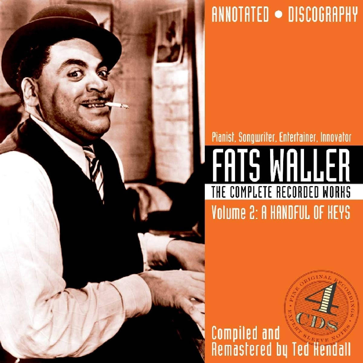 Fats Waller - A Handful of Keys Album Cover Wallpaper