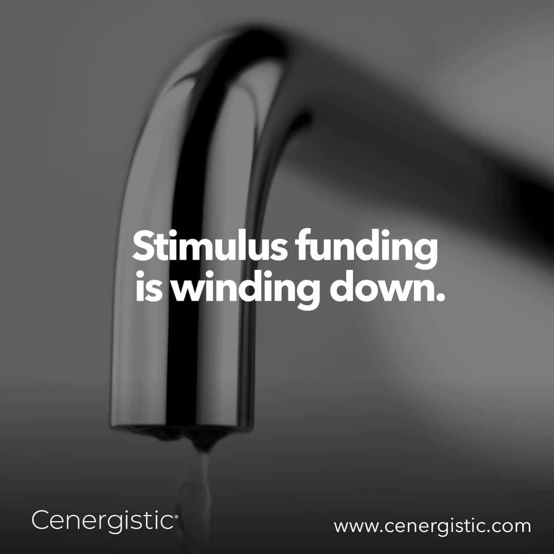 Faucet Dripping Stimulus Funding Message Wallpaper