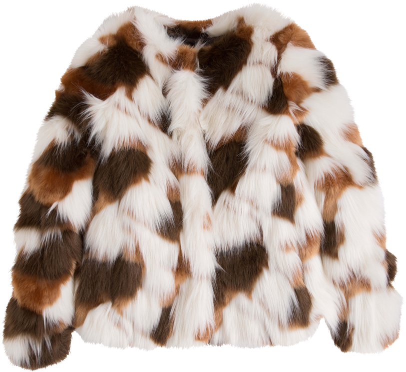 Faux Fur Coat Isolated PNG